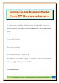 Pearson Vue Real Estate Bundled Exams 2025-2026 &vert;Questions and Answers &vert;100&percnt; Pass&vert; Current Update