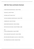 EDKP 396&comma;Theory and Practice Final Exam&period;