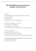 HSS 396 Midterm exam question and complete reviewed answers
