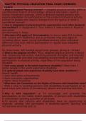 ADAPTED PHYSICAL EDUCATION FINAL EXAM COMBINED CARDS