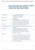 Exam &lpar;elaborations&rpar; Nursing Jurisprudence   