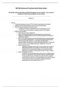 NR 565 Advanced Fundamentals Study Guide  real exam and complete questions and answers &vert; 100&percnt; rated correct &vert; 100&percnt; verified &vert; already graded a&plus;