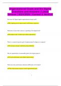 Organizational Goals and Six Sigma Questions and Answers &vert; Latest Version &vert; 2025&sol;2026 &vert; Correct & Verified
