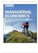 TEST BANK FOR Managerial Economics&colon; Analysis and Management 10th Edition by William F&period; Samuelson&comma; Stephen G&period; Mark ISBN&colon;978-1394268108 COMPLETE GUIDE ALL CHAPTERS COVERED 100&percnt; VERIFIED A&plus; GRADE ASSURED&excl;&excl;&excl;&excl;NEW LATEST UPDATE&excl;&excl;&excl;&excl;&excl;