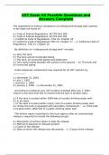 UST Exam All Possible Questions and Answers Complete