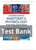 Understanding Anatomy & Physiology&colon; A Visual&comma; Auditory&comma; Interactive Approach 3rd Edition By Gale Sloan Thompson Test Bank - Questions & Answers &lpar;Graded A&plus;&rpar; 2023