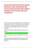 RN HESI Exit Exam & HESI RN Exit Retake 2025-2026 &ndash; Actual Exam Questions with Correct Answers