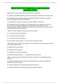 WGU D076 OA Questions and Answers Verified 100&percnt;