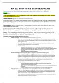 NR 503 Week 5 Final Exam Study Guide  actual exam questions and correct detailed answers &lpar;verified answers&rpar; graded a&plus;