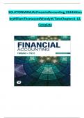 Solution Manual For Financial Accounting&comma; 13th Edition by C William Thomas and Wendy M&period; Tietz&comma; Verified Chapters 1 - 12&comma; Complete Newest Version