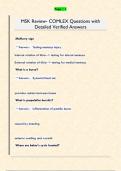 MSK Review- COMLEX Questions with  Detailed Verified Answers 