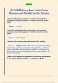 NCOER&sol;ERS&lpar;Army Board Study Guide&rpar;  Questions with Detailed Verified Answers 