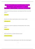 Nurse Practitioner Certification Exam Questions and Answers &vert; Latest Version &vert; 2025&sol;2026 &vert; Correct & Verified