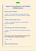 Nettcp Training Questions with Detailed  Verified Answers