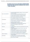 Exam &lpar;elaborations&rpar; Bio WGU study for OA c190  
