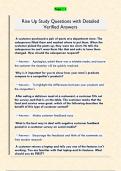 Rise Up Study Questions with Detailed  Verified Answers 
