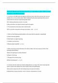 NUR 247 Maternal Child Nursing CH 13 &vert; Questions with 100&percnt; Correct Answers &vert; Verified solutions