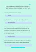 LOUISIANA REAL ESTATE PRACTICE EXAMS &lpar;NATIONAL&rpar; QUESTIONS AND CORRECT ANSWERS &vert; LATEST UPDATE