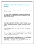 PNVN1631 Additional Exam 3 with accurate detailed solutions