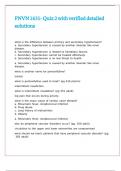 PNVN 1631- Quiz 2 with verified detailed solutions