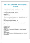PNVN 1631- Exam 1 with accurate detailed solutions