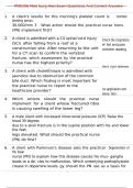 PNR206 Med Surg Hesi Exam Questions And Correct Answers