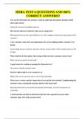 MERA TEST 6 QUESTIONS AND 100&percnt; CORRECT ANSWERS&excl;