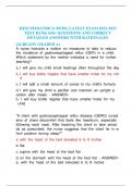 HESI PEDIATRICS &lpar;PEDS&rpar; LATEST EXAM 2022-2023 TEST BANK 650&plus; QUESTIONS AND CORRECT DETAILED ANSWERS WITH RATIONALES &vert;ALREADY GRADED A&plus;