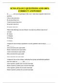 SCMA EXAM 2 QUESTIONS AND 100&percnt; CORRECT ANSWERS&excl;