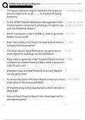  GFEBS Real Property Reports Exam Study Guide Questions with Correct Answers 2025 latest update&excl;&excl;