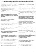 D278 Exam Prep Questions with 100&percnt; Verified Answers