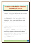 Grey Belt USMC Tie-Ins Exam 2025 Questions and Answers