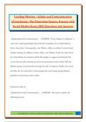 Leading Marines - Admin and Communication &lpar;Constitution&comma; The Promotion System&comma; Interact with Social Media&rpar; Exam 2025 Questions and Answers