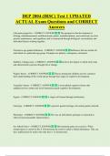 DEP 2004 &lpar;IRSC&rpar; Test 1 UPDATED  ACTUAL Exam Questions and CORRECT  Answers 