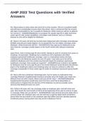 AHIP 2022 PACKAGE DEAL QUESTIONS WITH ACCURATE ANSWERS