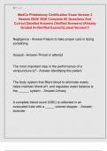 MedCa Phlebotomy Certification Exam Version 2  Newest 2025&sol; 2026 Complete All Questions And  Correct Detailed Answers &lpar;Verified Answers&rpar; &vert;Already  Graded A&plus;&vert;Verified Exams&excl;&excl;&vert;Latest Version&excl;&excl;&excl; 