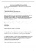 N144 EXAM 1 QUESTIONS AND ANSWERS