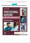 Test Bank for Professional Nursing&colon; Concepts & Challenges&comma; 10th Edition &vert; Verified Questions and Answers &vert; A&plus; Exam Resource