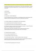 NRS 3016 Midterm Exam Questions and Answers Already Passed Latest Update 2025-2026