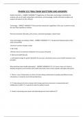PHARM 151 FINAL EXAM QUESTIONS AND ANSWERS&period;