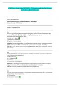 ACNPC Exam Study Guide 2025&sol;2026 &ndash; 70 Questions with Verified Answers and Evidence-Based Rationales
