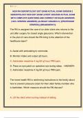 HESI RN GERONTOLOGY EXIT EXAM ACTUAL EXAM VERSION 2  &sol;GERONTOLOGY HESI EXIT EXAM LATEST 2025&sol;2026 ACTUAL EXAM  WITH COMPLETE QUESTIONS AND CORRECT DETAILED ANSWERS  &lpar;100&percnt; VERIFIED ANSWERS&rpar; &vert;ALREADY GRADED A&plus;&vert; &vert;&vert;PROFESSOR  VERIFIED&vert;&vert; &vert;&vert;BRANDNEW&excl;&excl;&excl;&vert;&vert; 
