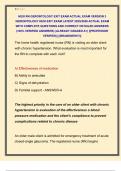 HESI RN GERONTOLOGY EXIT EXAM ACTUAL EXAM VERSION 3  &sol;GERONTOLOGY HESI EXIT EXAM LATEST 2025&sol;2026 ACTUAL EXAM  WITH COMPLETE QUESTIONS AND CORRECT DETAILED ANSWERS  &lpar;100&percnt; VERIFIED ANSWERS&rpar; &vert;ALREADY GRADED A&plus;&vert; &vert;&vert;PROFESSOR  VERIFIED&vert;&vert; &vert;&vert;BRANDNEW&excl;&excl;&excl;&vert;&vert;