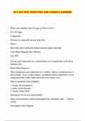 MTL 200 TEST QUESTIONS AND CORRECT ANSWERS