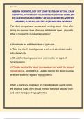 HESI RN GERONTOLOGY EXIT EXAM TEST BANK ACTUAL EXAM  &sol;GERONTOLOGY HESI EXIT EXAM NEWEST 2025&sol;2026 COMPLETE  350 QUESTIONS AND CORRECT DETAILED ANSWERS &lpar;VERIFIED  ANSWERS&rpar; &vert;ALREADY GRADED A&plus;&vert;&vert;BRAND NEW VERSION&excl;&excl; 