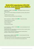 TExES STR Comprehension UPDATED  ACTUAL  Exam Questions and CORRECT  Answers 