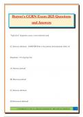 Barron's CCRN Exam 2025 Questions and Answers