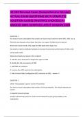 AZ-104 Renewal Exam &lpar;Comprehensive Version&rpar; ACTUAL EXAM QUESTIONS WITH COMPLETE SOLUTION GUIDE&rpar; &lpar;MULTIPLE CHOICES&rpar; &lpar;A&plus; GRADED 100&percnt; VERIFIED&rpar; LATEST VERSION 2025