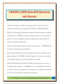 UDEMY CAPM Quiz 2025 Questions and Answers