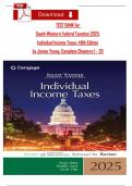 TEST BANK for  South-Western Federal Taxation 2025&colon; Individual Income Taxes&comma; 48th Edition by James Young  Complete Chapters 1 - 20       